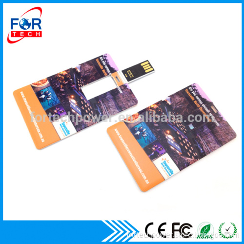 2 Sided free full color printing greeting cards usb flash drives bulk cheap 1gb for promotional